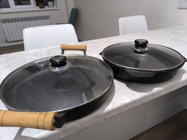 uakeen сковорода: Сковороды чугунные с крышками (набор из 2 шт) - Диаметры