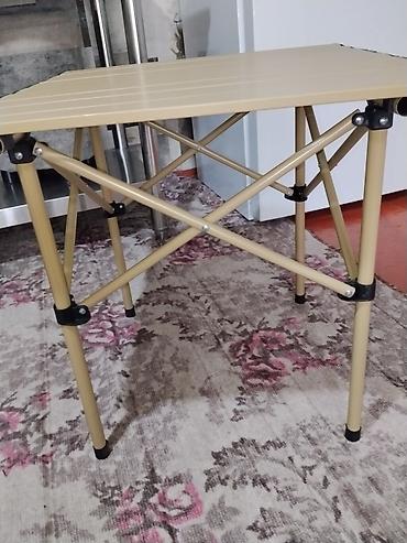 study table: Складной походный стол, Новый, цвет - Черный — 9