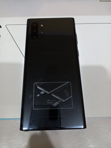 plate 10 12 let: Samsung Note 10 Plus, Б/у, 256 ГБ, цвет - Черный, 1 SIM, 2 SIM