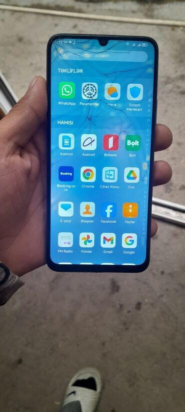 Honor: Honor X7, 128 GB, rəng - Göy, Barmaq izi