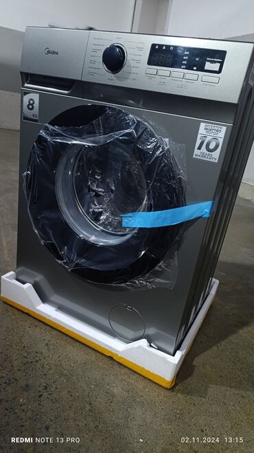 Стиральные машины: Стиральная машина Midea, Новый, Автомат, До 9 кг, Компактная at lalafo.kg — 8 Стиральные машины: Стиральная машина Midea, Новый, Автомат, До 9 кг, Компактная — 8