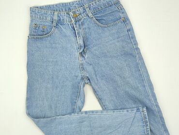 szare jeansy mom fit: Jeans, S (EU 36), condition - Good