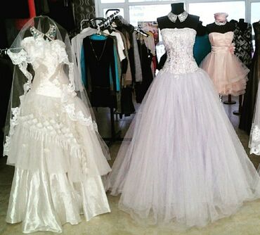 Toy paltarları: Ucuz qi̇ymətə keyfi̇yyətli̇ gəli̇nli̇kləri̇n satışı. 30-50-100₼ — 10