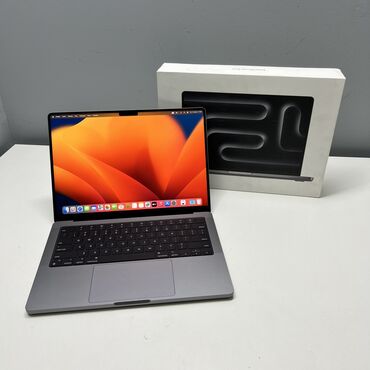 ноутбук macbook pro: Ноутбук, Apple, 8 ГБ ОЭТ, Apple M3, 14.3 ", Колдонулган, Жумуш, окуу үчүн, эс тутум SSD