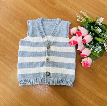 детиский койнок: Безрукавка для малыша 🤩 Ручная работа 💯 Пряжа: Yarnart baby cotton