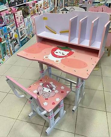 детские столы письменные: Детские учебные комплекты: стол + стул с яркими тематическими — 2