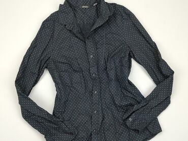 czarne koronkowe bluzki z długim rękawem: Koszula Damska, Esmara, XL, stan - Bardzo dobry