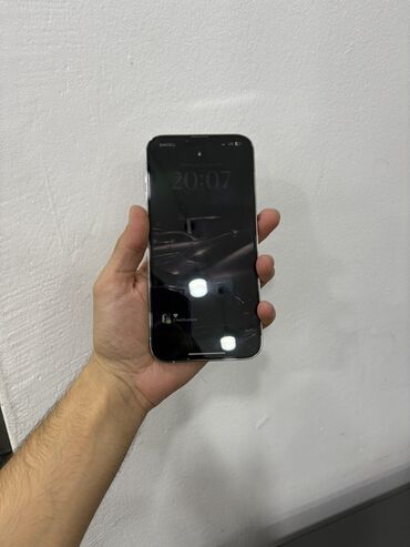islenmis mator: IPhone 13 Pro Max, 128 ГБ, Серебристый, Face ID