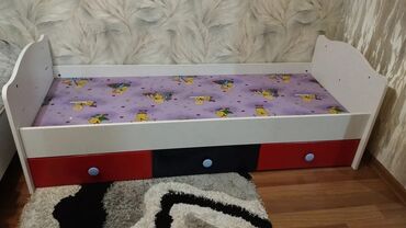 2 yas ucun tort sekilleri: Для девочки, Б/у, Кровать, С матрасом, С выдвижными ящиками