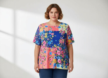 bluzki damskie duże rozmiary allegro: Bluzka damska, rozmiar 4XL