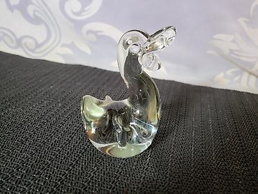 Ostali kućni dekor: Murano nova figura,duvano staklo 70te.god. Visina. 8/4cm — 8