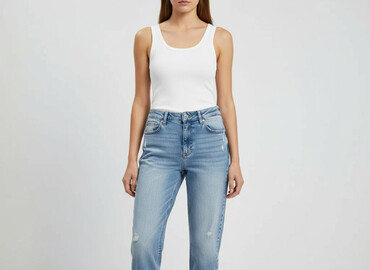 reserved spodnie z szerokimi nogawkami: Jeans for women, size M