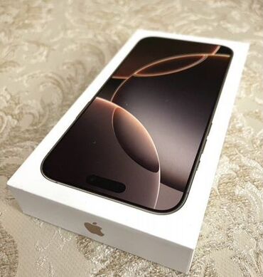 iphone 16 bakıda: IPhone 16 Pro, 256 GB, Desert Titanium, Sənədlərlə