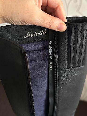 Сапоги: Сапоги, 36, Malien, Новый, цвет - Черный, Самовывоз — 10