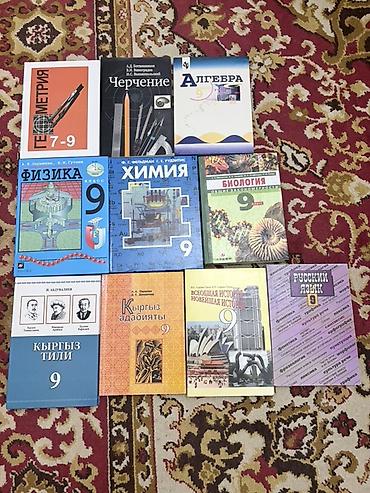 Комплект школьных учебников для 9 класса (есть также общий том по