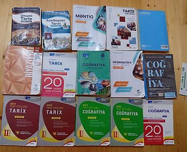 Тесты: Coğrafiya və tarix kitabları Toplular 3 AZN 20 sinaqlar 3 AZN — 1