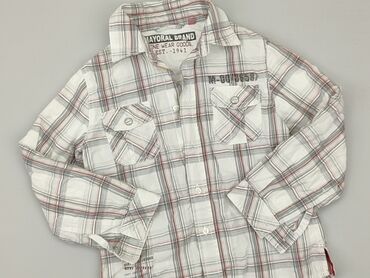 bezowa sukienka letnia: Shirt 4-5 years, condition - Good, pattern - Cell, color - Beige