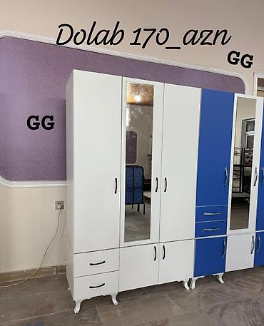 Digər mebel: Yeni ve Sifarişle 3 Qapili dolab 170 azn Material Laminat💫 Ölcü — 1