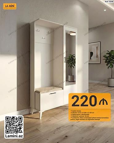 skaf dolab: Dəhliz dolabı – LA MINI - Model kodu: 10548 - Ölçülər: D 45 × H 200 × — 1