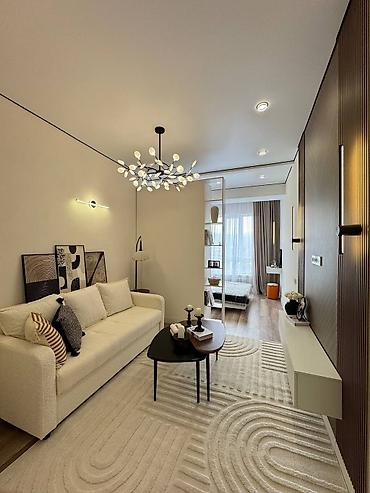 ньюс: 1 комната, 44 м², Пишпек Элитка, 7 этаж, Дизайнерский ремонт — 10