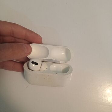 airpodslar: İşlənmiş Simsiz (Bluetooth) Qulaqcıqlar, Apple, rəng - Ağ