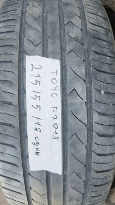 Шины: Шины 215 / 55 / R 17, Лето, Б/у, 1 шт, Легковые, Япония, Toyo