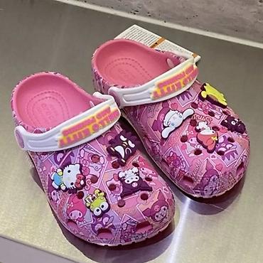 Детская обувь: 1. Сандалии р.25-26. (16см по стельке) коричневые. 600сом. 2. Crocs — 10