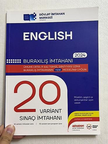 Testlər: Məhsul: “English – (9 illik) 20 sınaq 2024” (DİM) Xüsusiyyətlər: - — 1