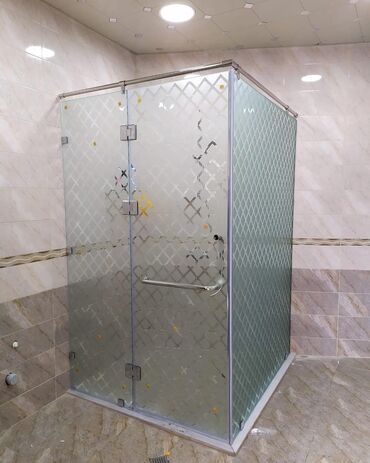 Duş kabinaları, arakəsmələr: Yeni Üstü açıq kabina, Künc üçün, Ödənişli çatdırılma — 6