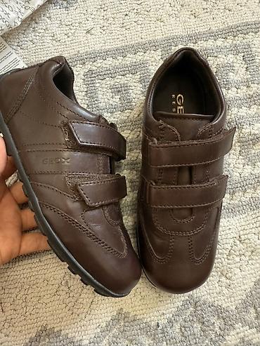 soft shell: Детские кожаные туфли Geox Respira - Модель: закрытые туфли/кроссовки — 4