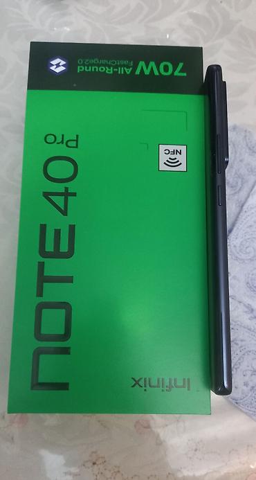 ınfinix note 40 pro: Infinix Note 40 Pro, 256 GB, rəng - Qara, Simsiz şarj — 4