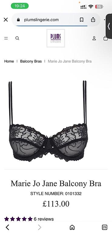Büstqalterlər: Marie Jo Jane Half Padded Balcony Bra – Velvet Blue - Model: Jane — 3