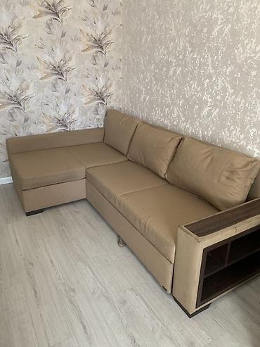 Divanlar: Künc divan – çevrilən yataq funksiyalı, saxlama bölmələri ilə - — 1