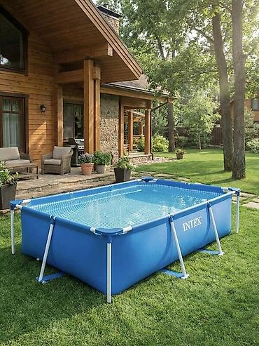 Бассейны: 75 см модель 28272 Семейный оазис прохлады за 30 минут Прямоугольный — 2