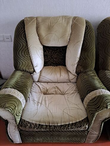 кресло качалка купить в баку: Б/у, Классический диван, 2 кресла, Диван