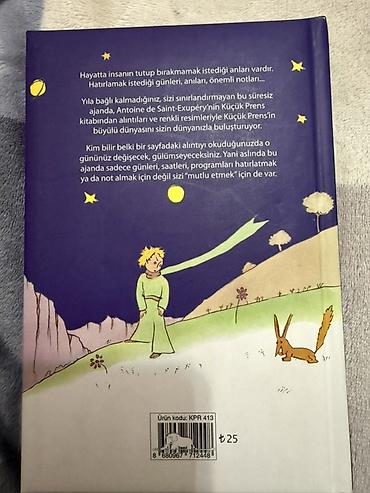 İş dəftərləri: Məhsul: “Küçük Prens – Le Petit Prince” Süresiz Ajanda (Epsilon — 2