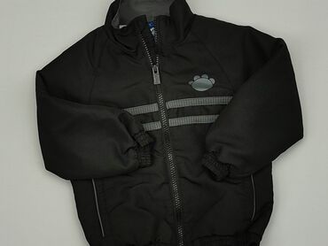 czarny płaszcz trencz: Transitional jacket, 2-3 years, 92-98 cm, condition - Very good