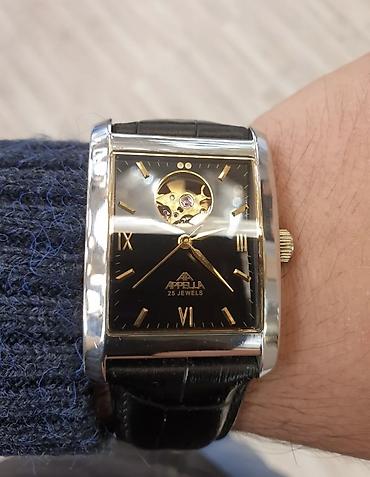 Qol saatları: Appella Ad: APPELLA (swiss made) Korpus ve kəmər : Paslanmaz polad — 8