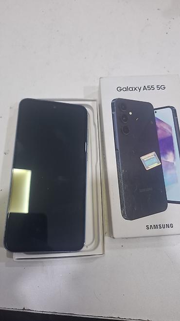 samsuk s20: Samsung Galaxy A55 5G, 128 GB, rəng - Göy — 2