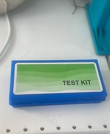 TEST KIT – universal sınaq dəsti - Kompakt, mavi rəngli plastik qutu