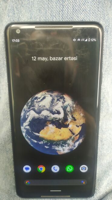 google pixel qiymeti: Google Pixel 2 XL, 128 GB, rəng - Qara, Barmaq izi, Simsiz şarj, Face ID