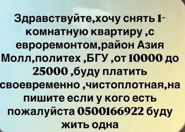 сниму квартиру беловодское: 1 комната, 100 м², С мебелью