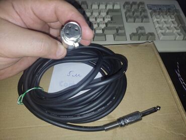 nano 6: Кабель для микрофона Female XLR to Male 1/4 (6.35mm) TS, 5 метра в