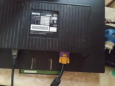 iphone 5s telefon: BenQ LCD monitor - Ekran ölçüsü: təqribən 21–24 düym (geniş ekran) - — 6