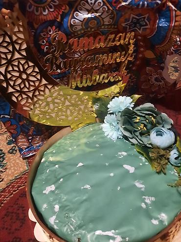 bayram: Ramazan Bayramı üçün dekorativ hədiyyə səbəti və bəzək dəsti - — 5