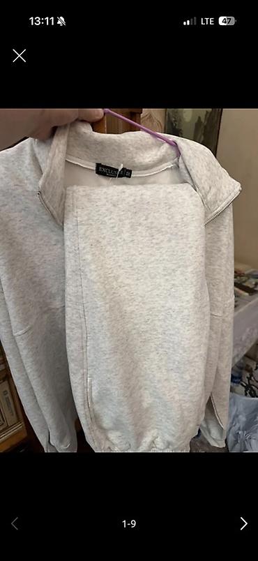 nike tech flecce: Новые,42-44,Серый спортивный комплект из мягкого трикотажа меланж. 1) — 4