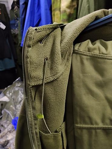 Курткалар: Тактическая куртка Softshell (оливковый цвет) - Материал: мягкий — 3