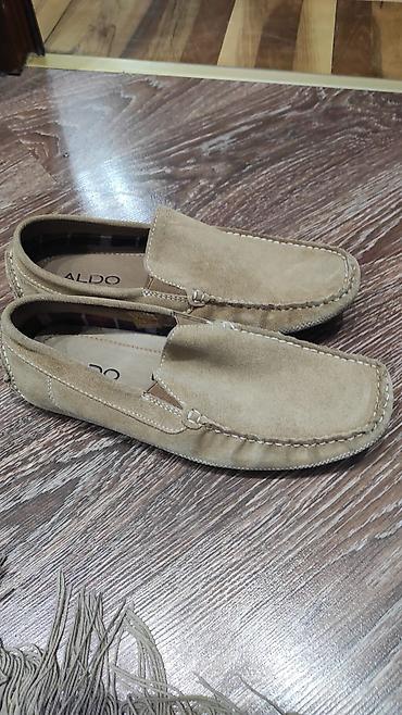 maksan: Aldo kişi mokasinləri - Model: slip-on mokasin - Rəng: açıq bej (qum — 1