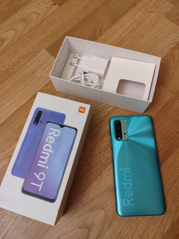 Xiaomi: Xiaomi Redmi 9T, 64 GB, rəng - Yaşıl, 
 Zəmanət, Sensor, Barmaq izi