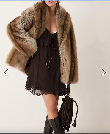 asos: Искусственная шуба ASOS (Оригинал, London) ✨ Стильная искусственная — 1
